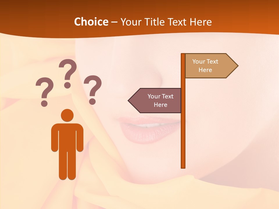 Human Girls Fashion PowerPoint Template