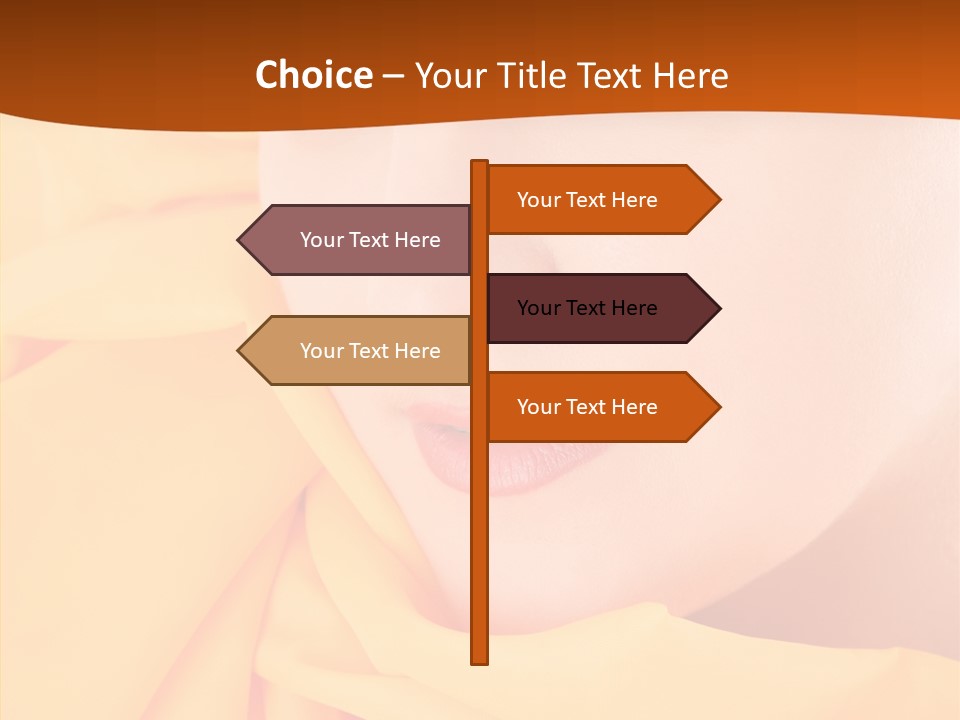 Human Girls Fashion PowerPoint Template