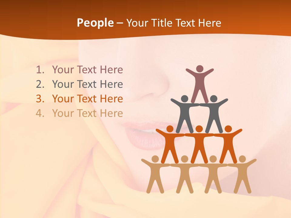 Human Girls Fashion PowerPoint Template