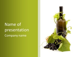 Wine Drink Harvest PowerPoint Template