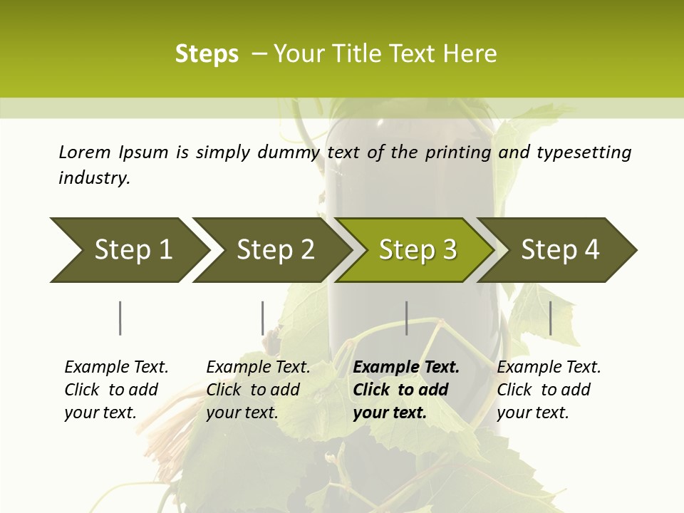 Wine Drink Harvest PowerPoint Template