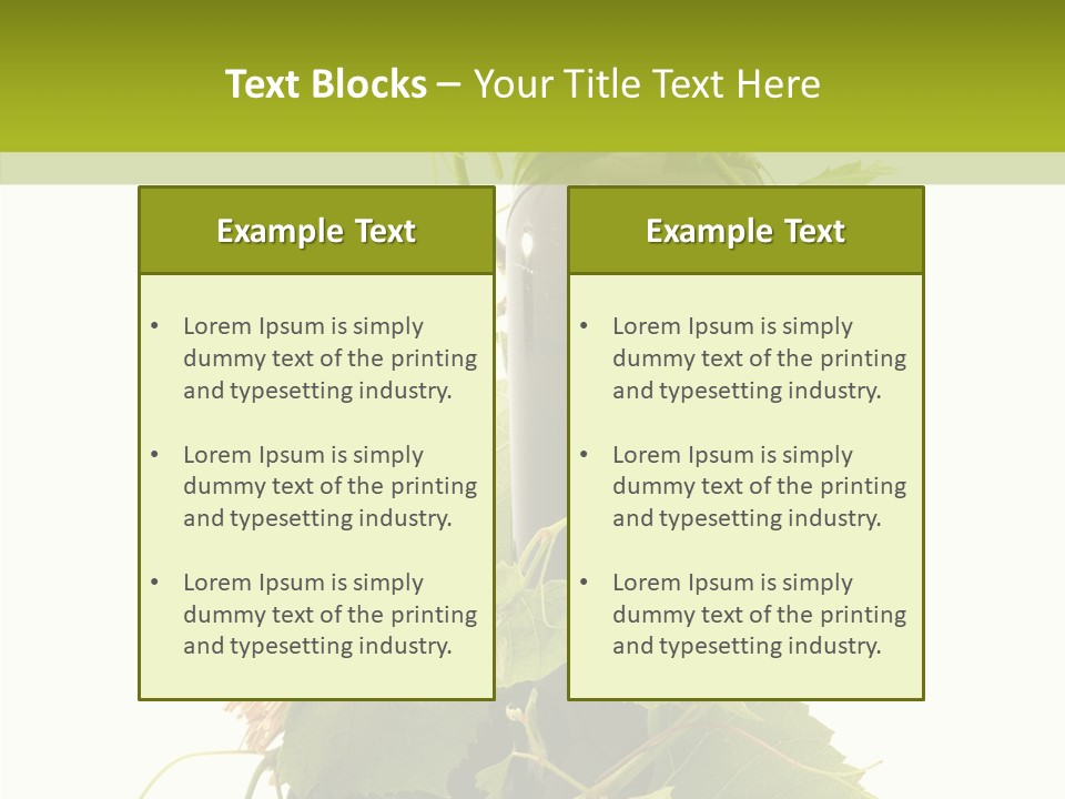 Wine Drink Harvest PowerPoint Template
