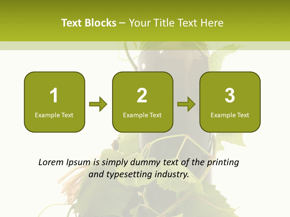 Wine Drink Harvest PowerPoint Template