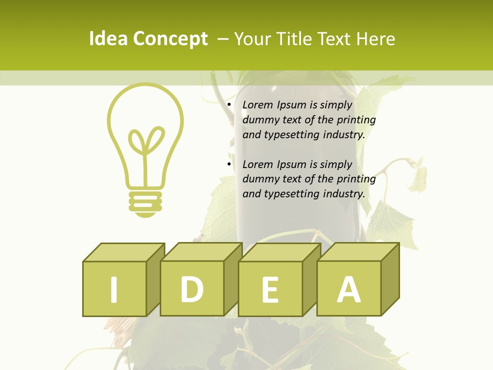 Wine Drink Harvest PowerPoint Template