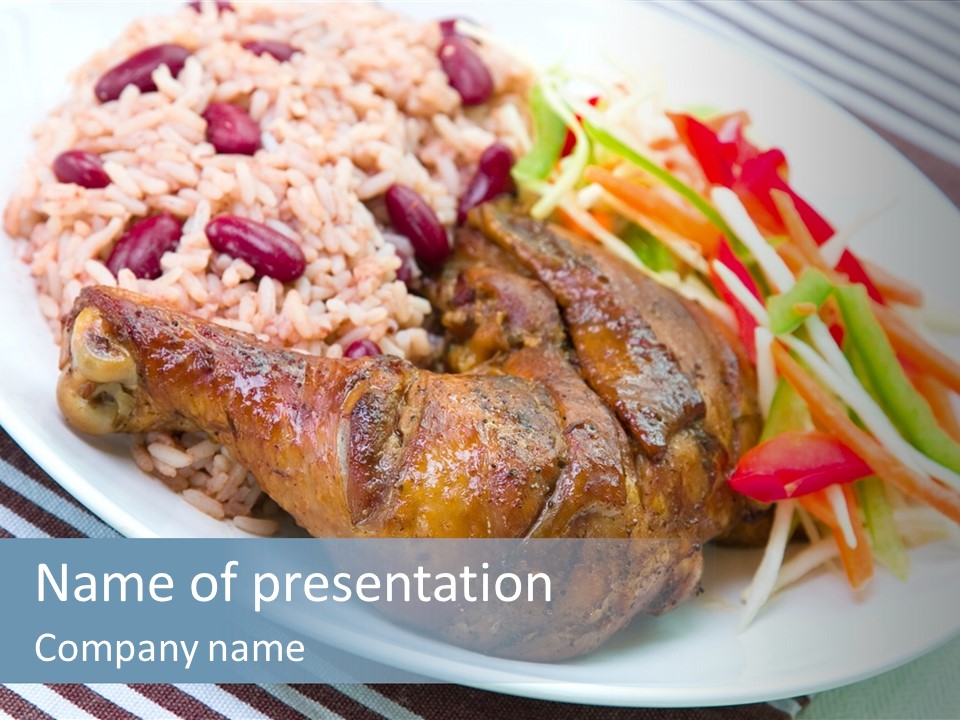 Gourmet Course Mouthwatering PowerPoint Template