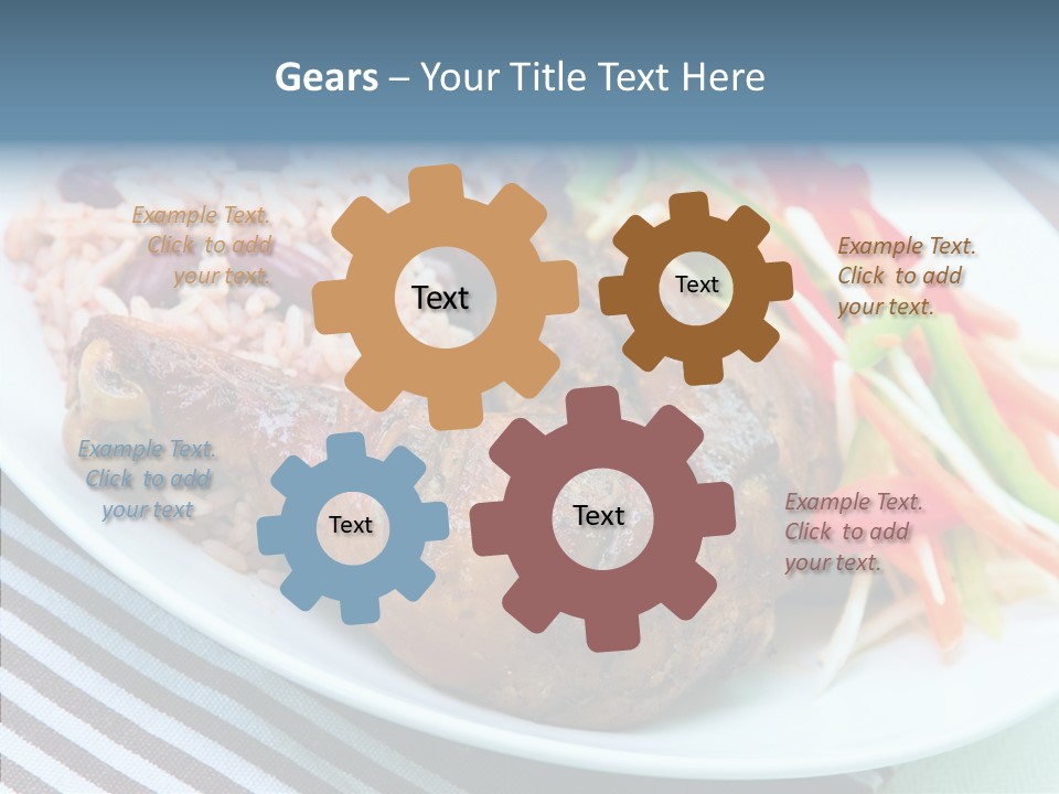 Gourmet Course Mouthwatering PowerPoint Template