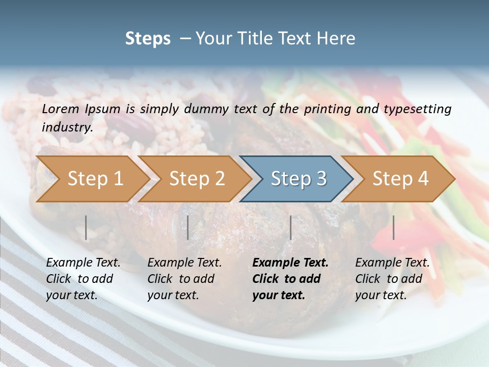 Gourmet Course Mouthwatering PowerPoint Template
