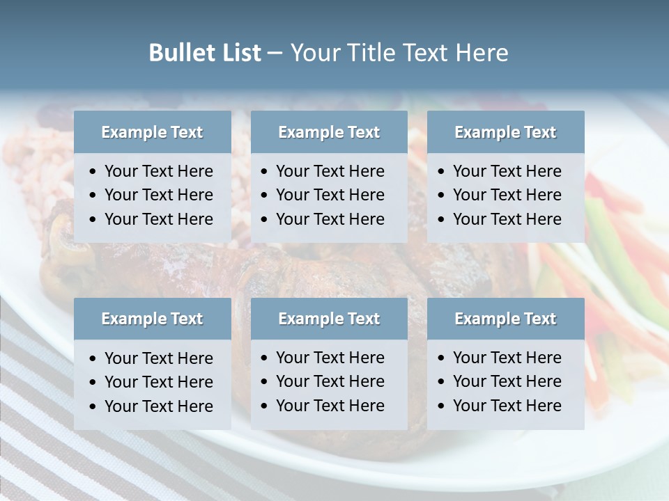 Gourmet Course Mouthwatering PowerPoint Template
