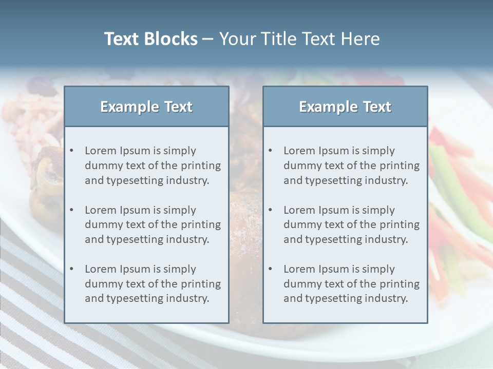 Gourmet Course Mouthwatering PowerPoint Template