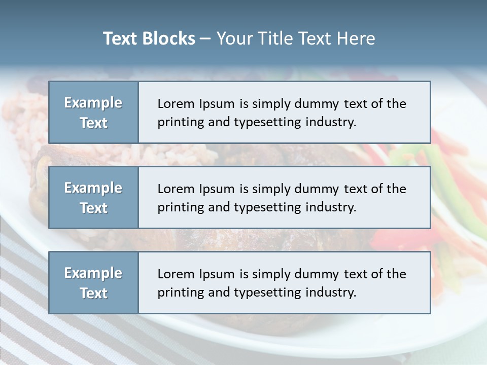 Gourmet Course Mouthwatering PowerPoint Template