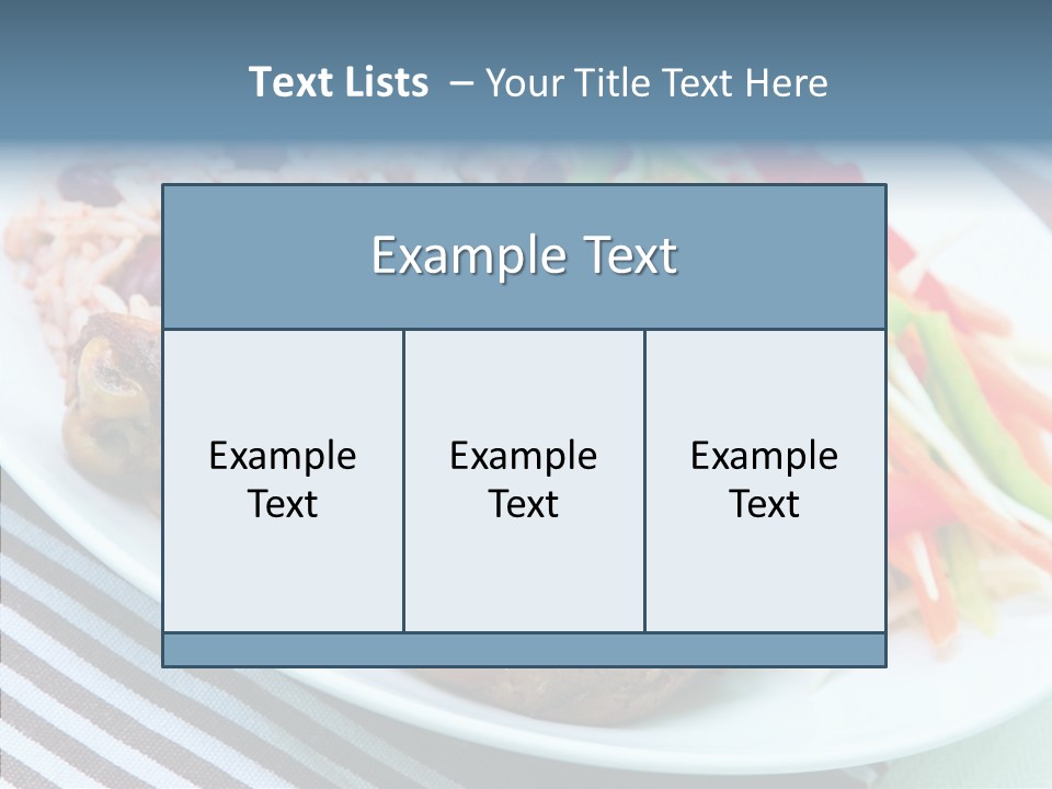 Gourmet Course Mouthwatering PowerPoint Template