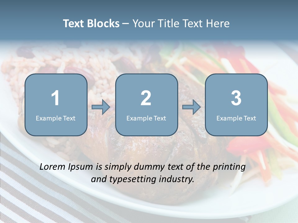 Gourmet Course Mouthwatering PowerPoint Template