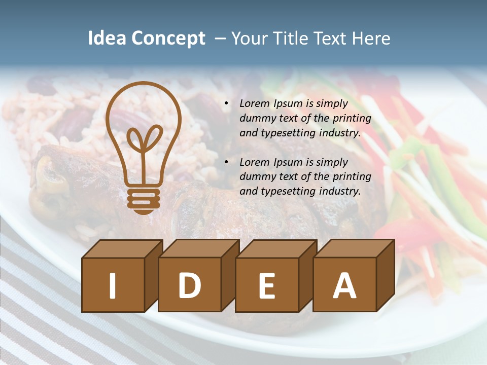 Gourmet Course Mouthwatering PowerPoint Template