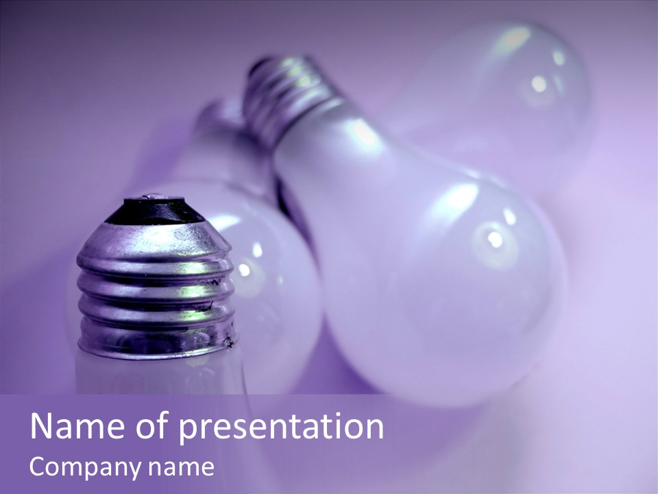 Bulb Brighten Edison PowerPoint Template