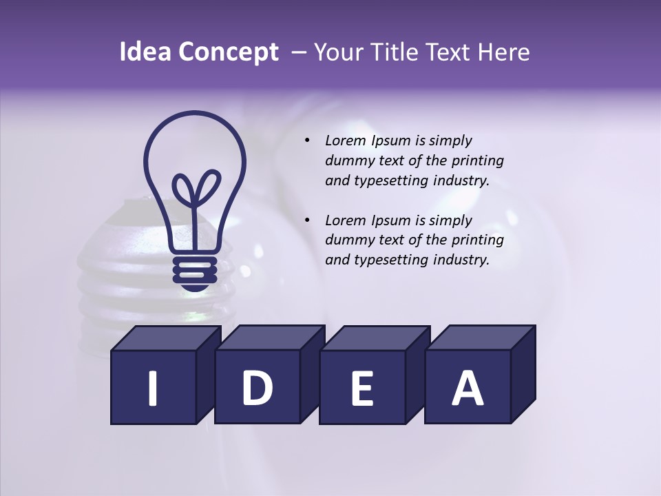 Bulb Brighten Edison PowerPoint Template