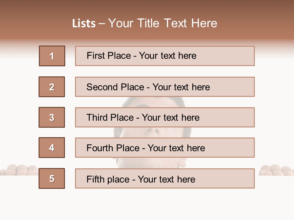 Copy Hair Teenager PowerPoint Template