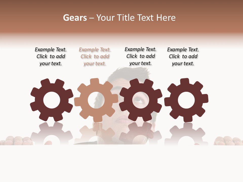 Copy Hair Teenager PowerPoint Template