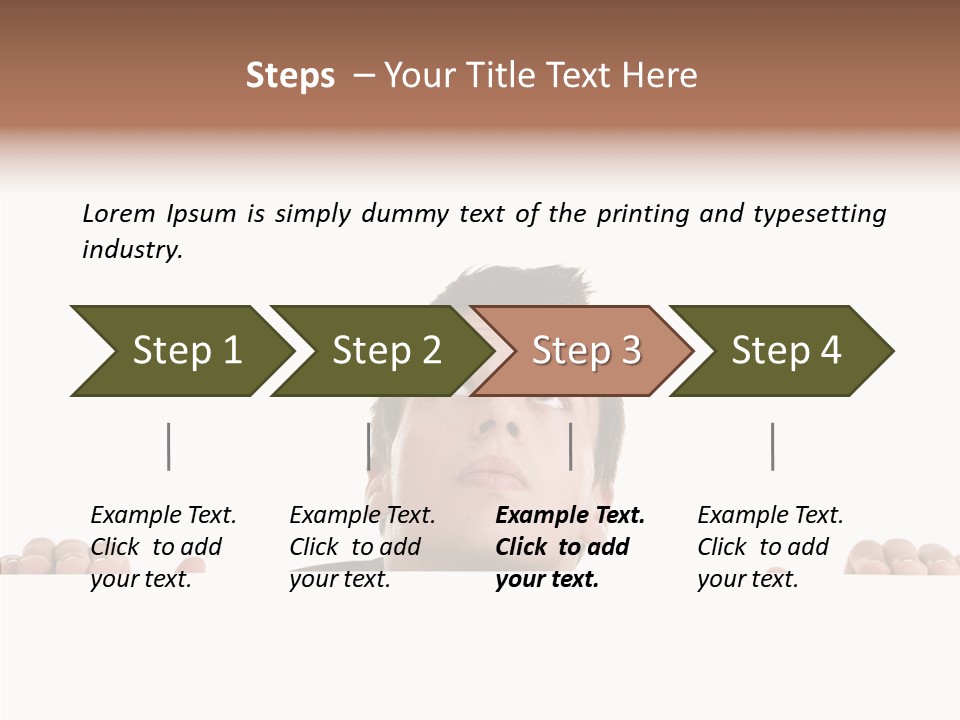 Copy Hair Teenager PowerPoint Template