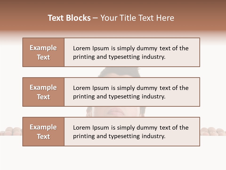 Copy Hair Teenager PowerPoint Template