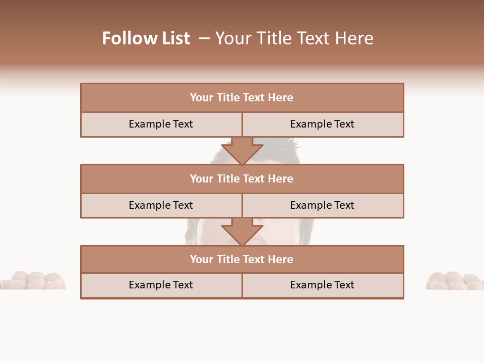 Copy Hair Teenager PowerPoint Template