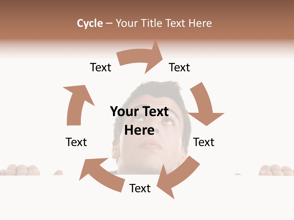 Copy Hair Teenager PowerPoint Template