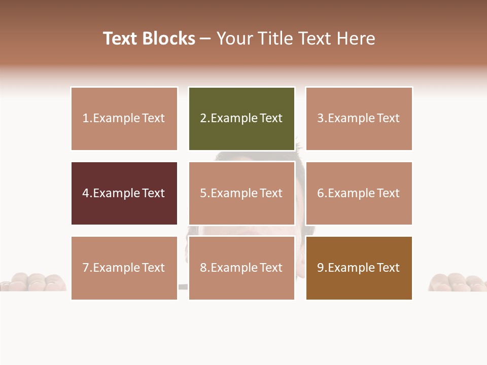 Copy Hair Teenager PowerPoint Template