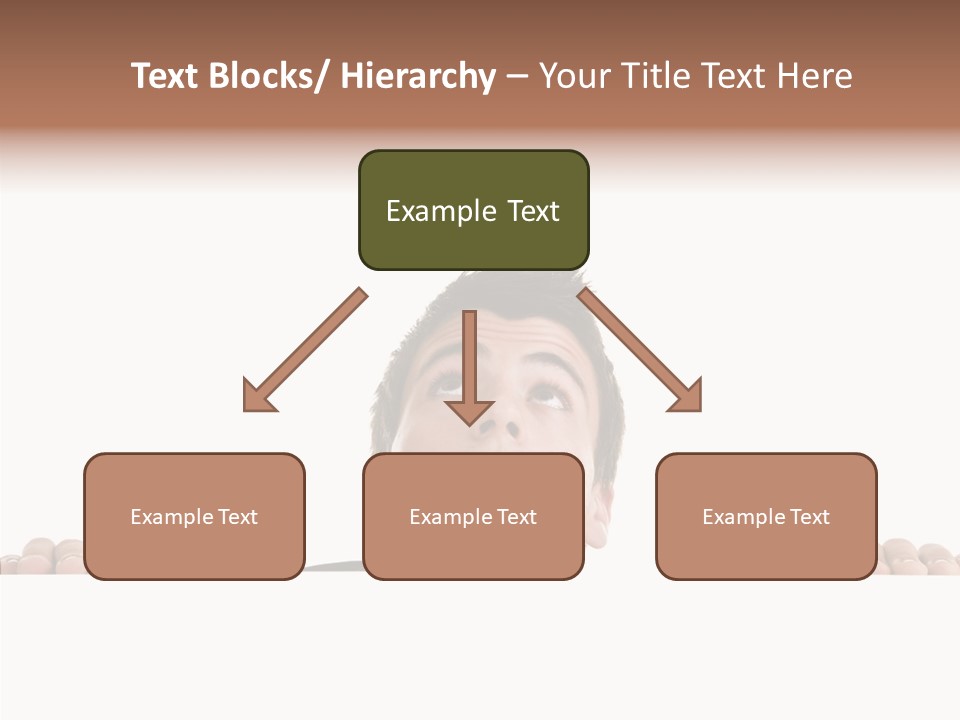 Copy Hair Teenager PowerPoint Template