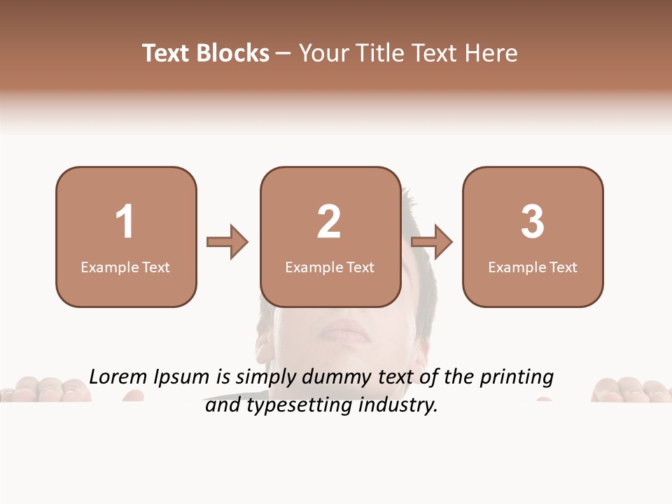 Copy Hair Teenager PowerPoint Template