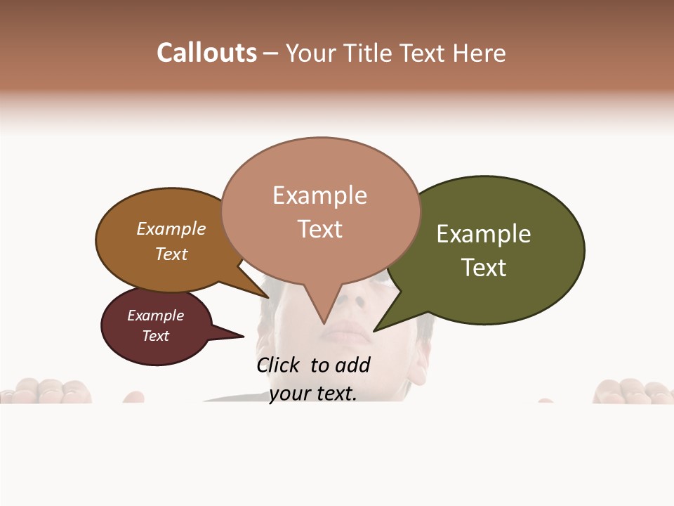 Copy Hair Teenager PowerPoint Template