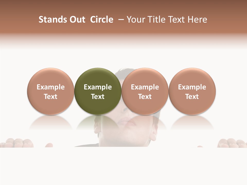 Copy Hair Teenager PowerPoint Template