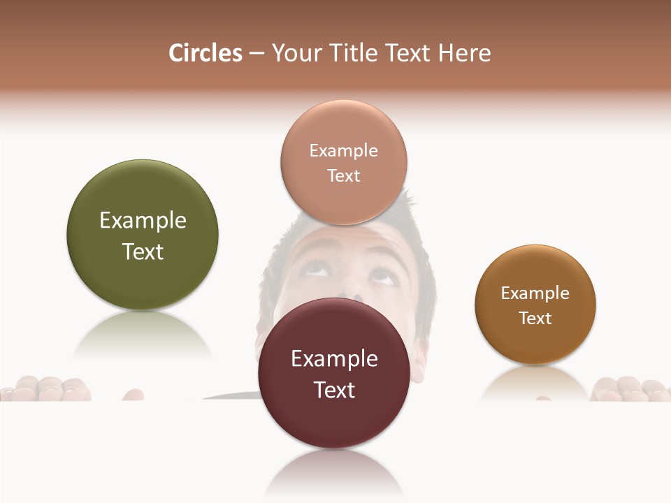 Copy Hair Teenager PowerPoint Template