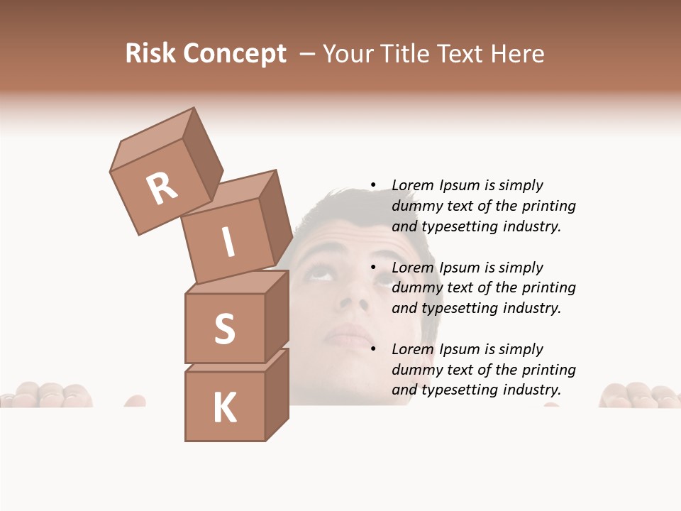 Copy Hair Teenager PowerPoint Template