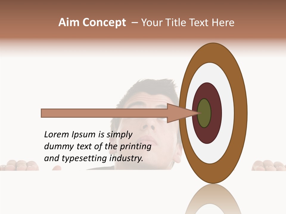 Copy Hair Teenager PowerPoint Template