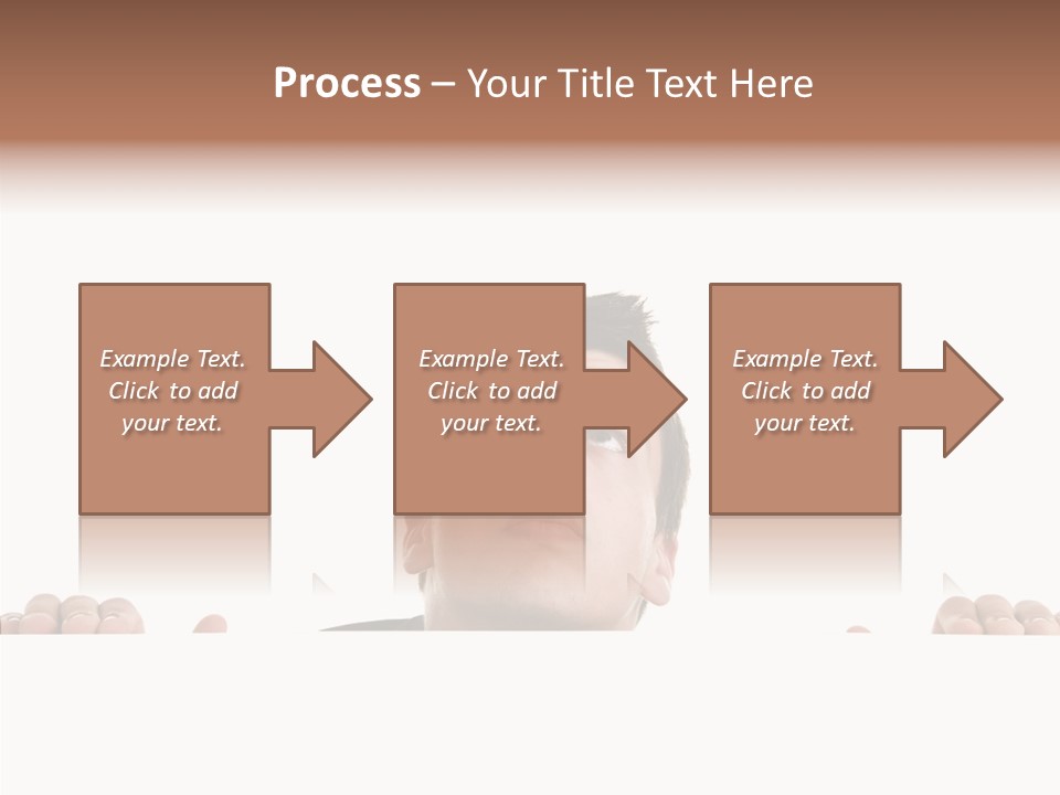 Copy Hair Teenager PowerPoint Template