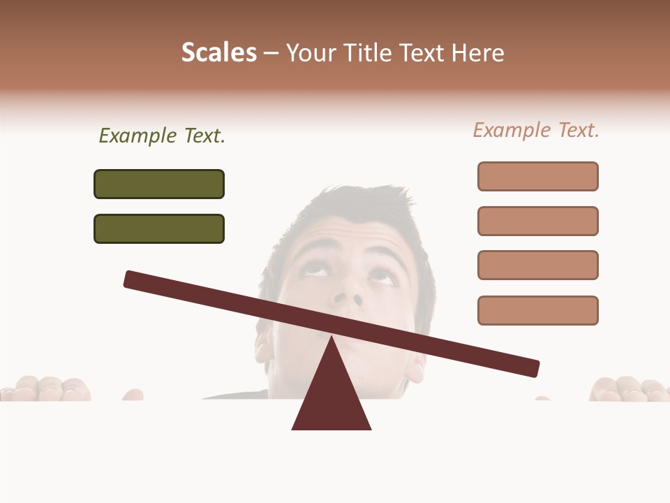 Copy Hair Teenager PowerPoint Template