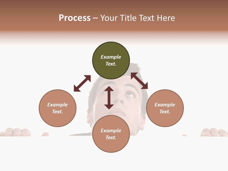 Copy Hair Teenager PowerPoint Template