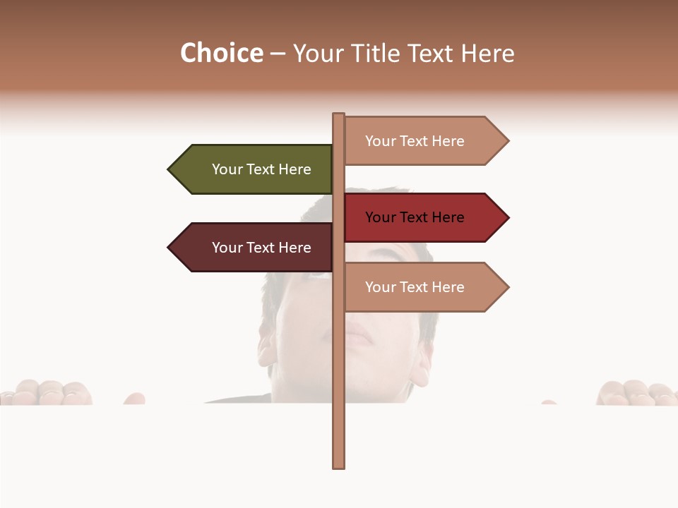 Copy Hair Teenager PowerPoint Template