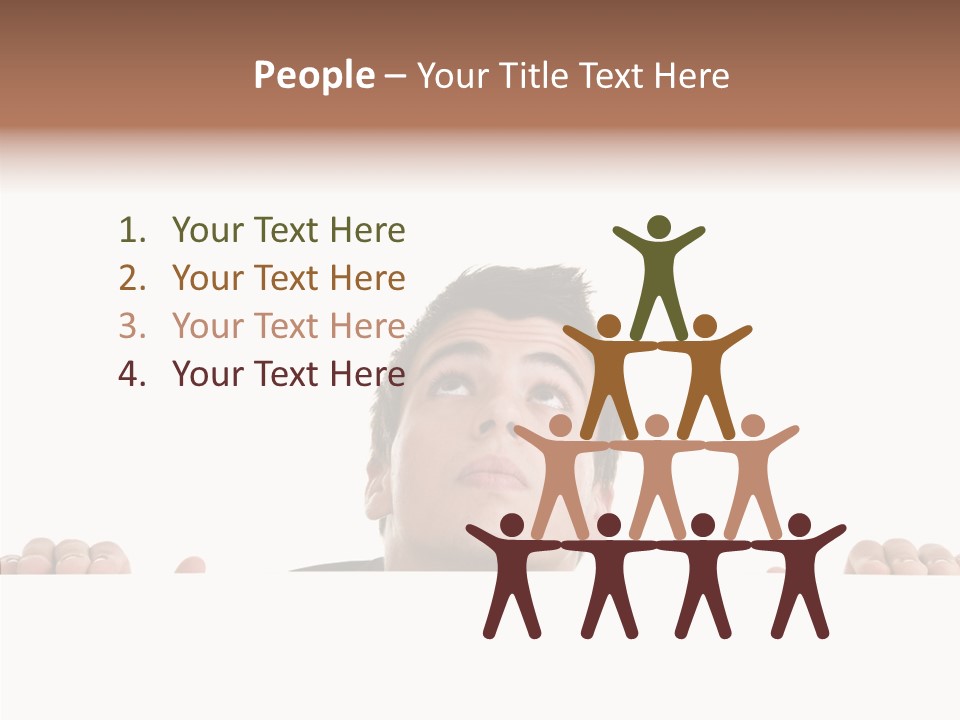 Copy Hair Teenager PowerPoint Template