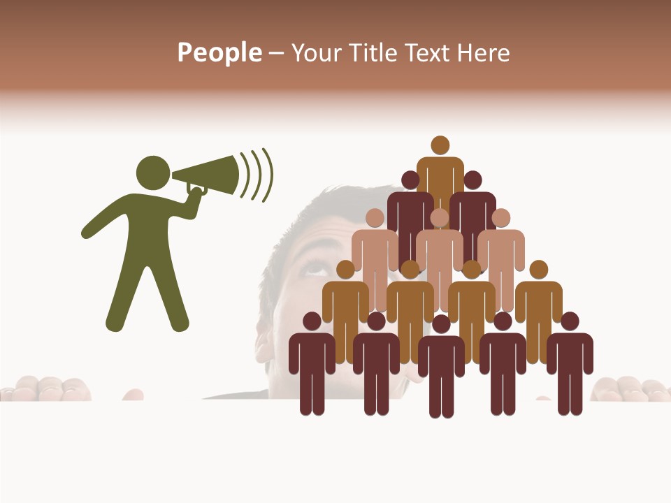 Copy Hair Teenager PowerPoint Template