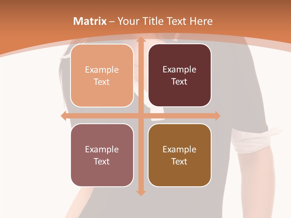 Female Smile Beautiful PowerPoint Template