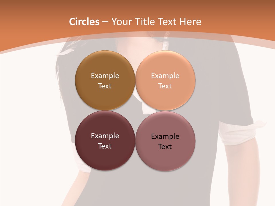 Female Smile Beautiful PowerPoint Template