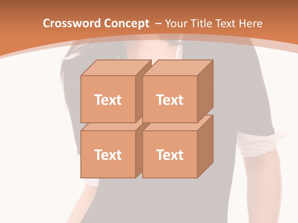 Female Smile Beautiful PowerPoint Template