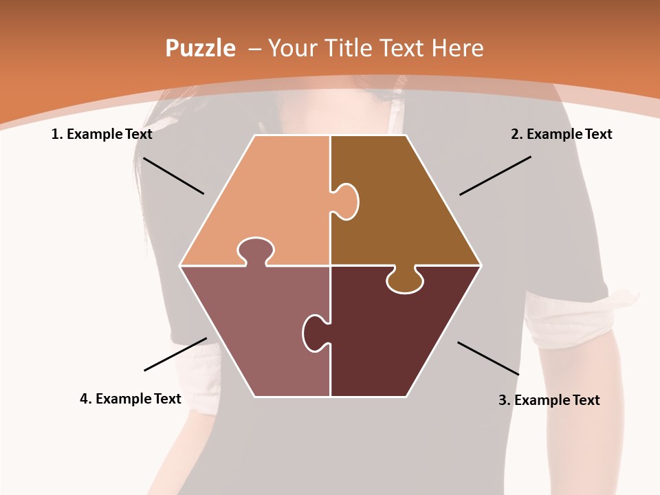 Female Smile Beautiful PowerPoint Template