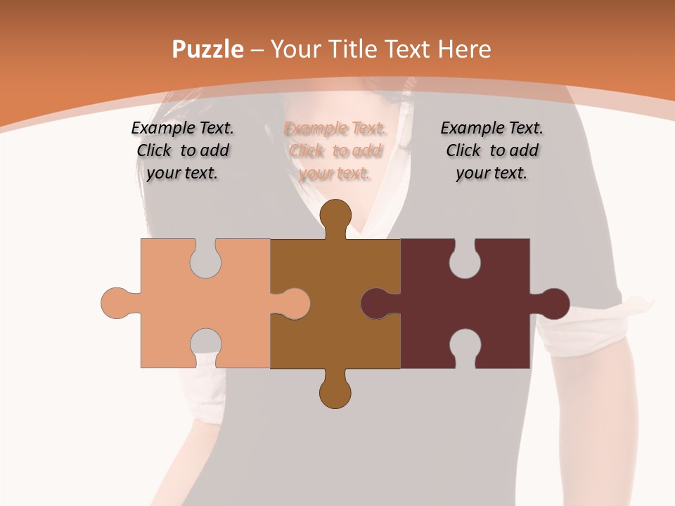 Female Smile Beautiful PowerPoint Template