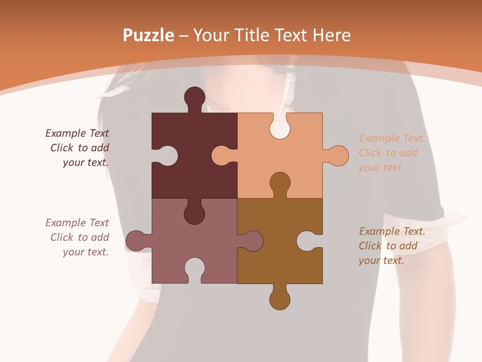 Female Smile Beautiful PowerPoint Template