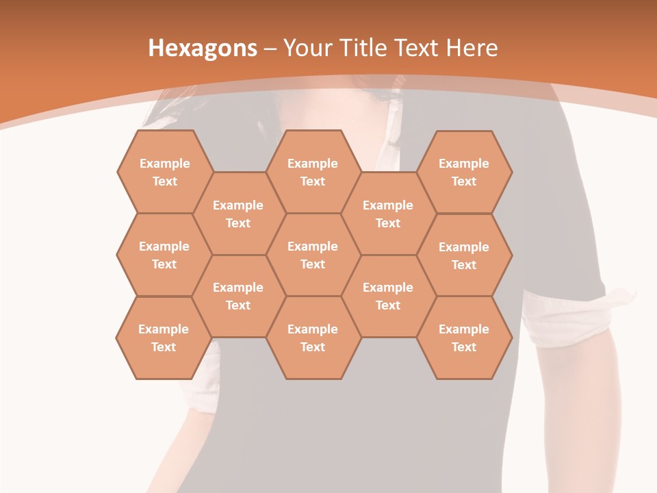 Female Smile Beautiful PowerPoint Template