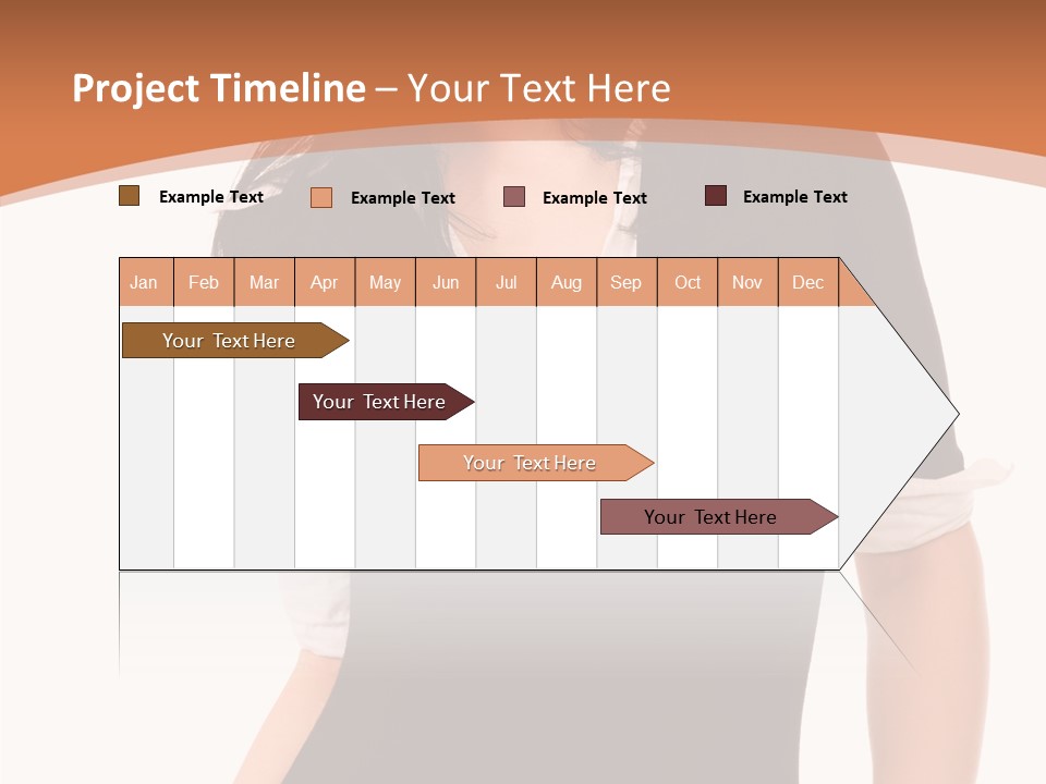 Female Smile Beautiful PowerPoint Template