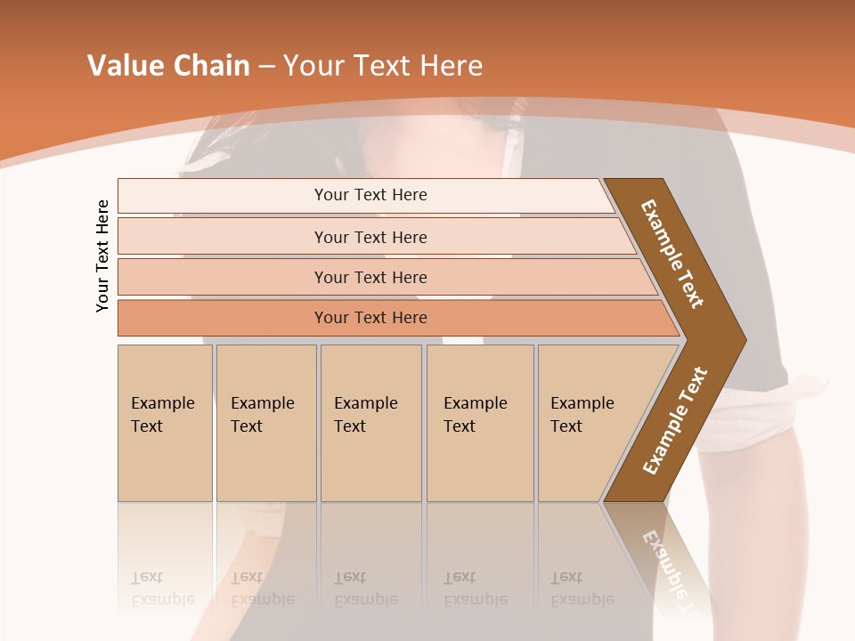 Female Smile Beautiful PowerPoint Template