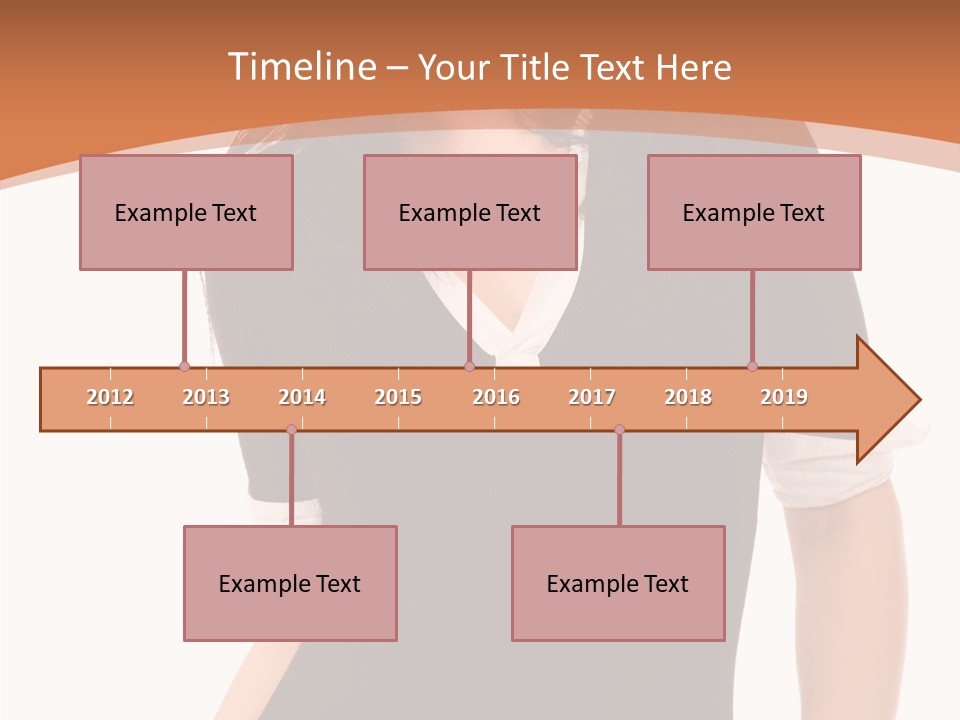 Female Smile Beautiful PowerPoint Template