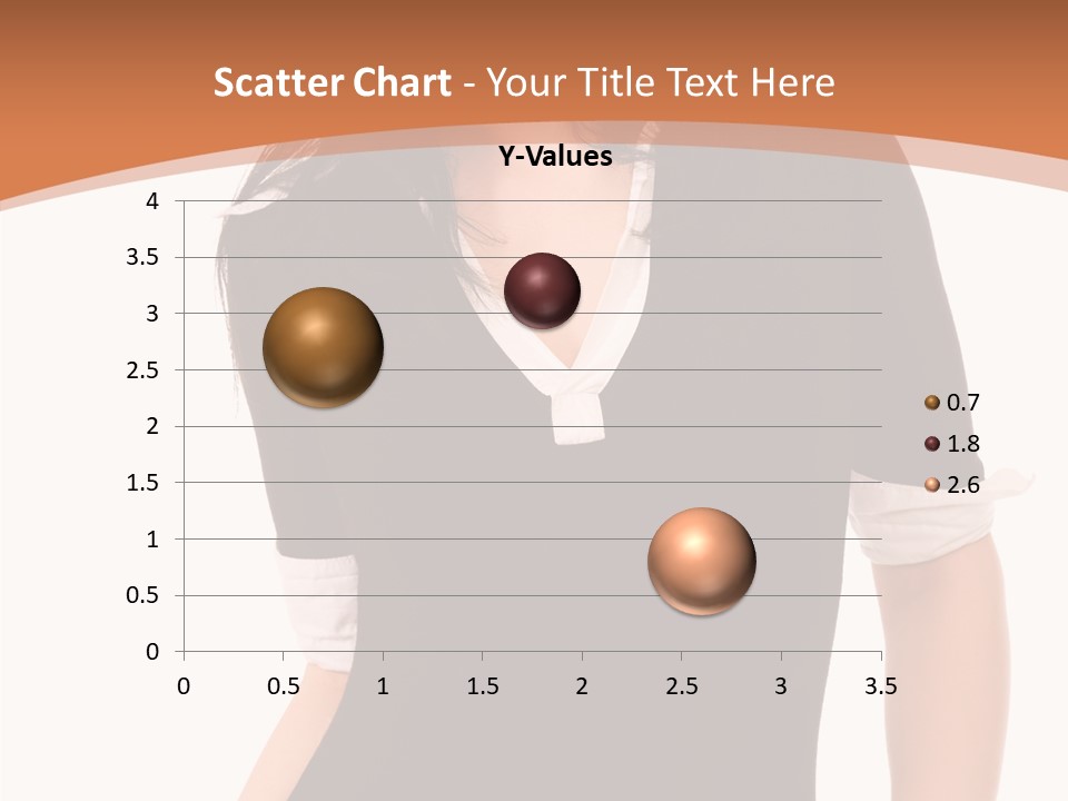 Female Smile Beautiful PowerPoint Template